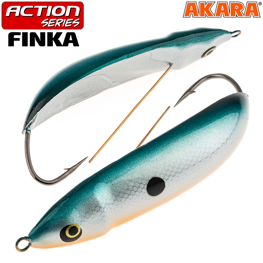Блесна колебалка незац. Akara Action Series Finka 60S 9 гр. A12