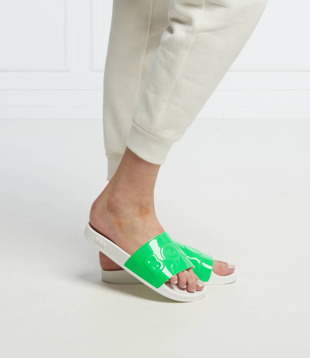 шлепанцы bay BOSS BLACK - зеленый(50471911)