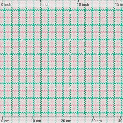 Розово-зеленая клетка, гусиная лапка by Alina Beketova 1200 DPI