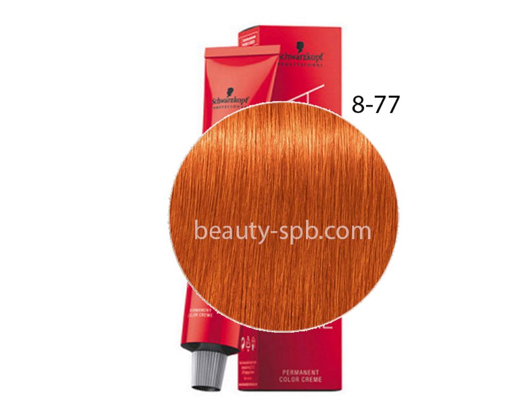 Schwarzkopf Professional краска для волос Игора Royal цвет 8-77 Светлый русый медный экстра 60мл