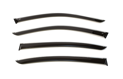 Дефлекторы боковых окон Cobra Tuning на BMW 3 Sd (G20) 2019 хромированный молдинг арт.B25419CR