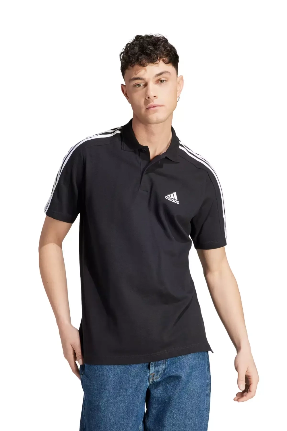 Футболка adidas Essentials Pique 3-Stripes Polo