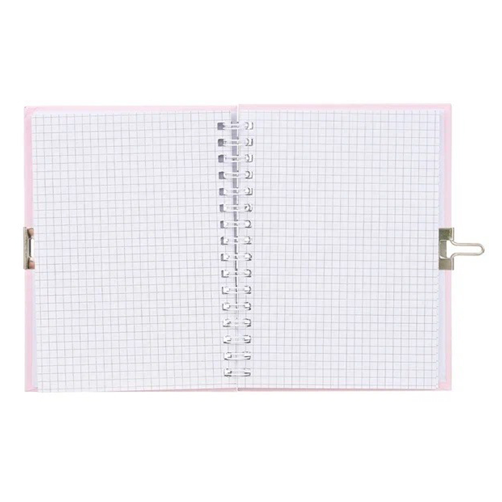 Блокнот детский Basir на замке, формат А6, серия "Котики", мягкая обложка, 48 листов, размер 15*11 см