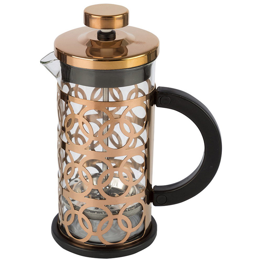 Чайник/кофейник (кофе-пресс), BRONZO, объем: 350 мл (медный) 950153-SK