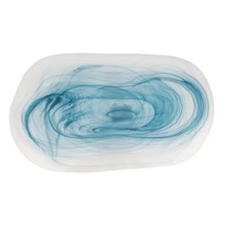 Блюдо овальное 21*11,5*2 см   матовое стекло P.L. Proff Cuisine [6]