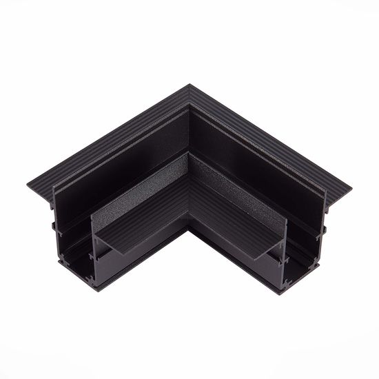 ST007.429.00 Угол-соединитель для встраиваемого магнитного шинопровода под ГКЛ 9м ST-Luce Черный SKYLINE 48