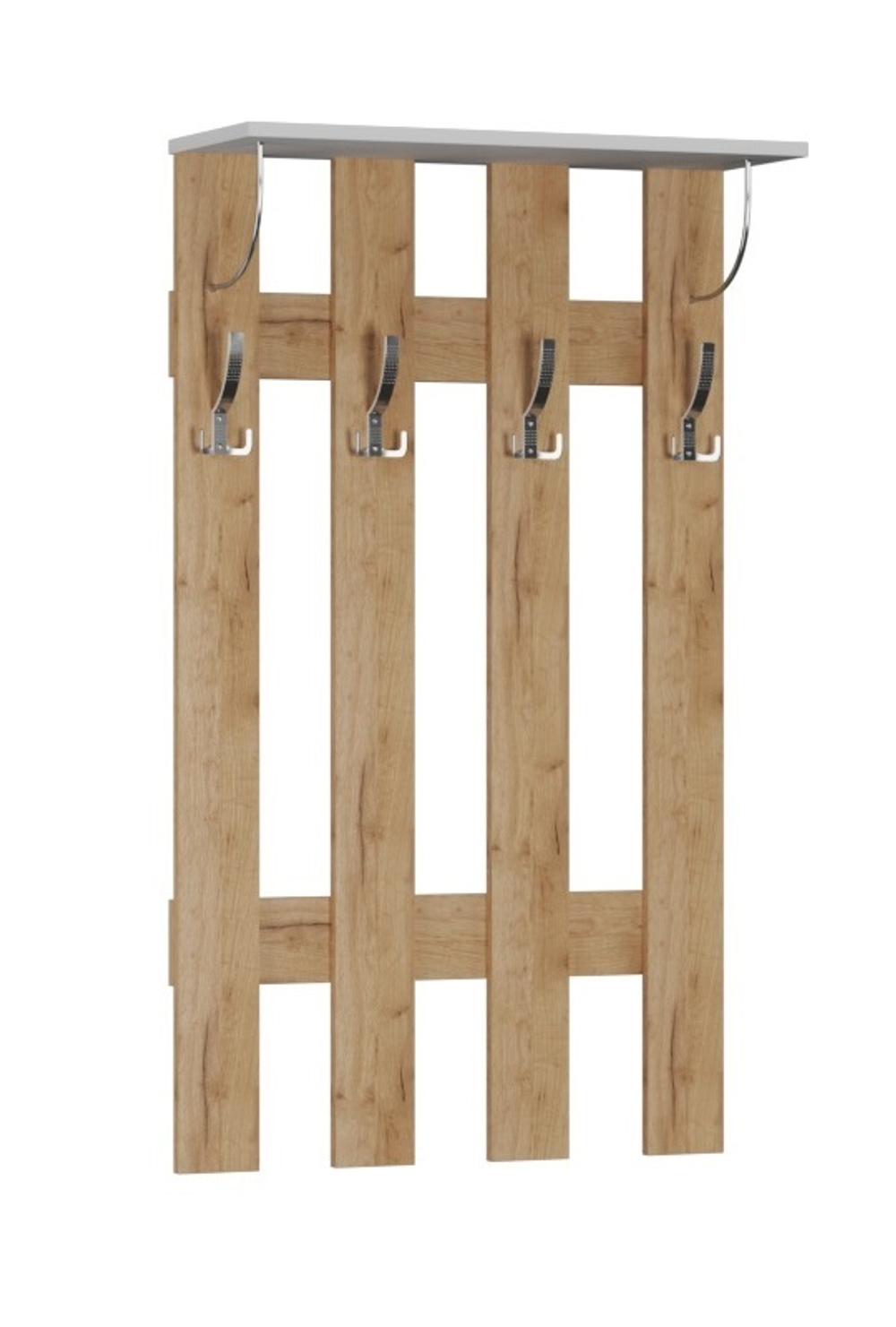 Вешалка Ямайка ЯПВ-1, дуб крафт/белый