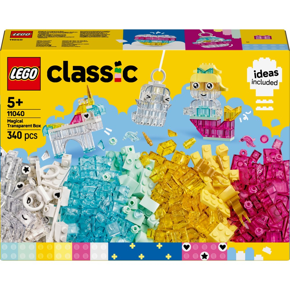 LEGO Classic - Волшебный набор с прозрачными блоками 11040