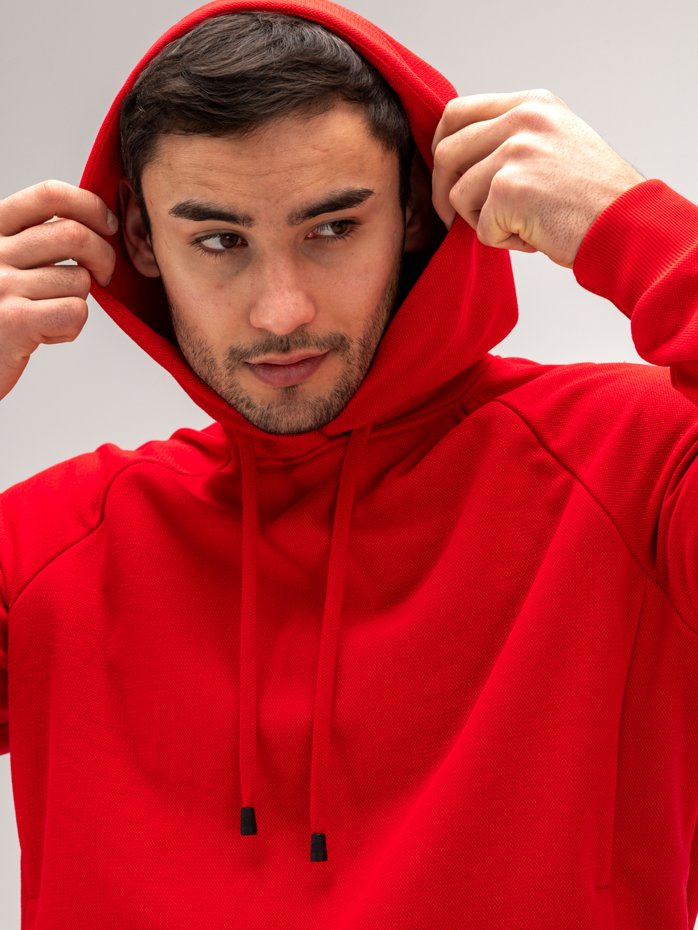 Костюм мужской спортивный теплый. Красный