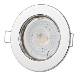 ST1 CH Светильник ЭРА штампованный MR16,12V/220V, 50W хром