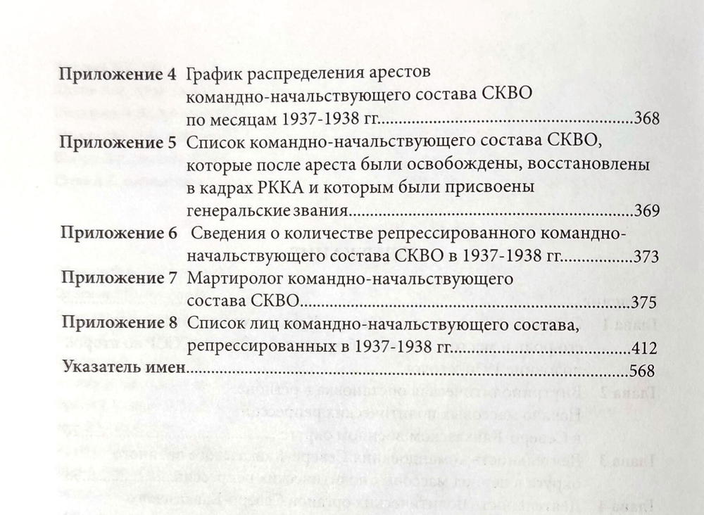 Политические репрессии командно-начальствующего состава. Северо-Кавказский военный округ, 1937-1938