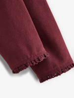 Легинсы с оборками для девочки Next 782-058, Бордовый