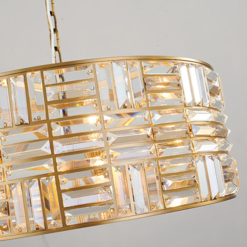 Люстра Cloyd MOVILLE C4 / Ø55 см - латунь (арт.10696)