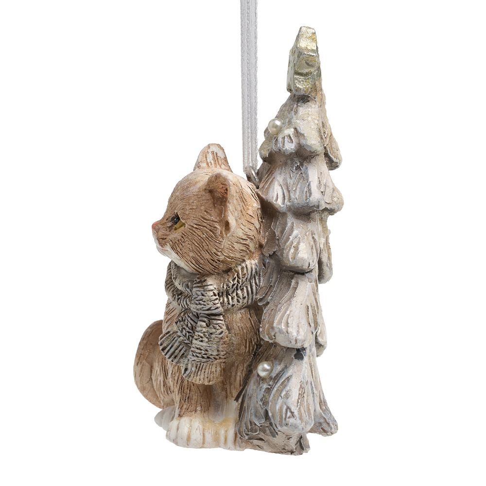 ЕЛОЧНОЕ УКРАШЕНИЕ "КОТИК" 6Х4Х8 СМ