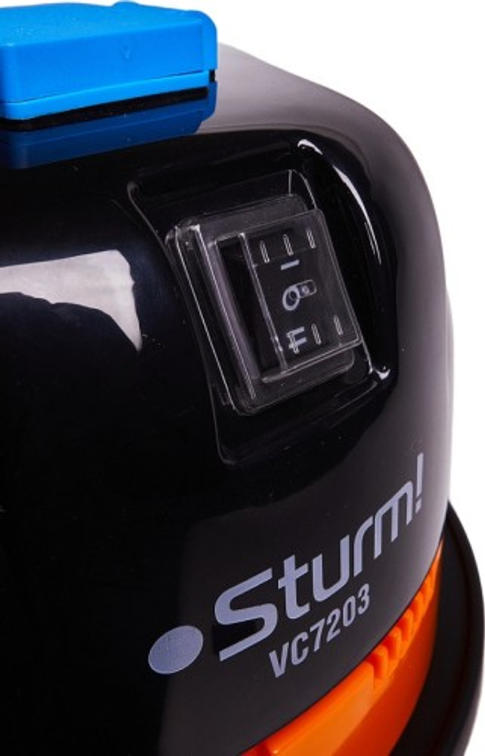 Пылесос для строительных работ Sturm VC7203 промышленный 1600вт,объем 30л,элект.розетка 2квт