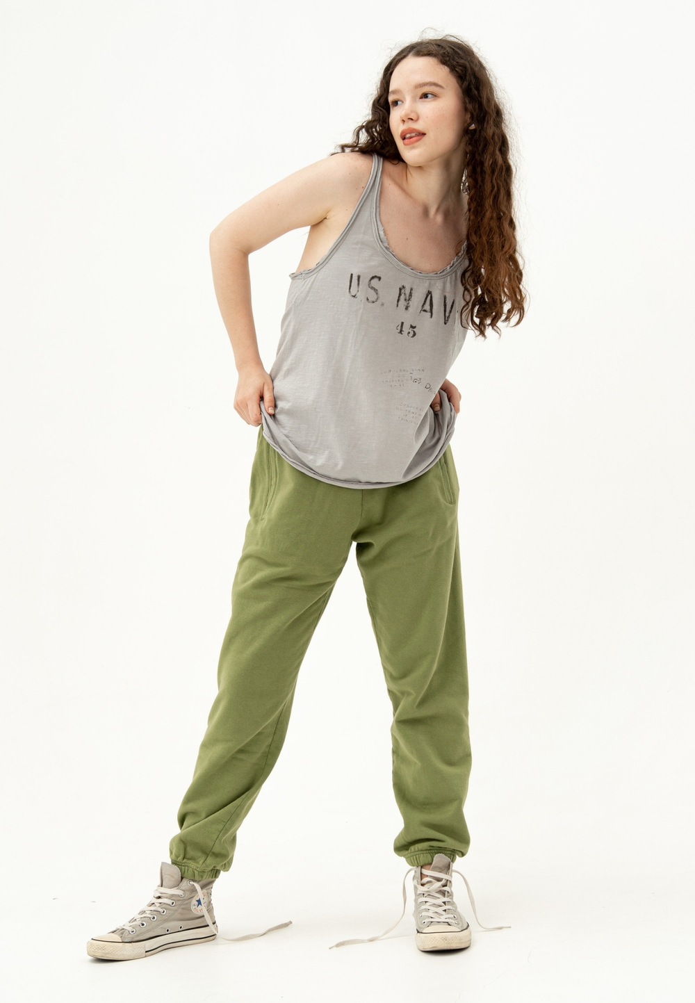 Брюки трикотажные (джоггеры) Bowery NYC Military