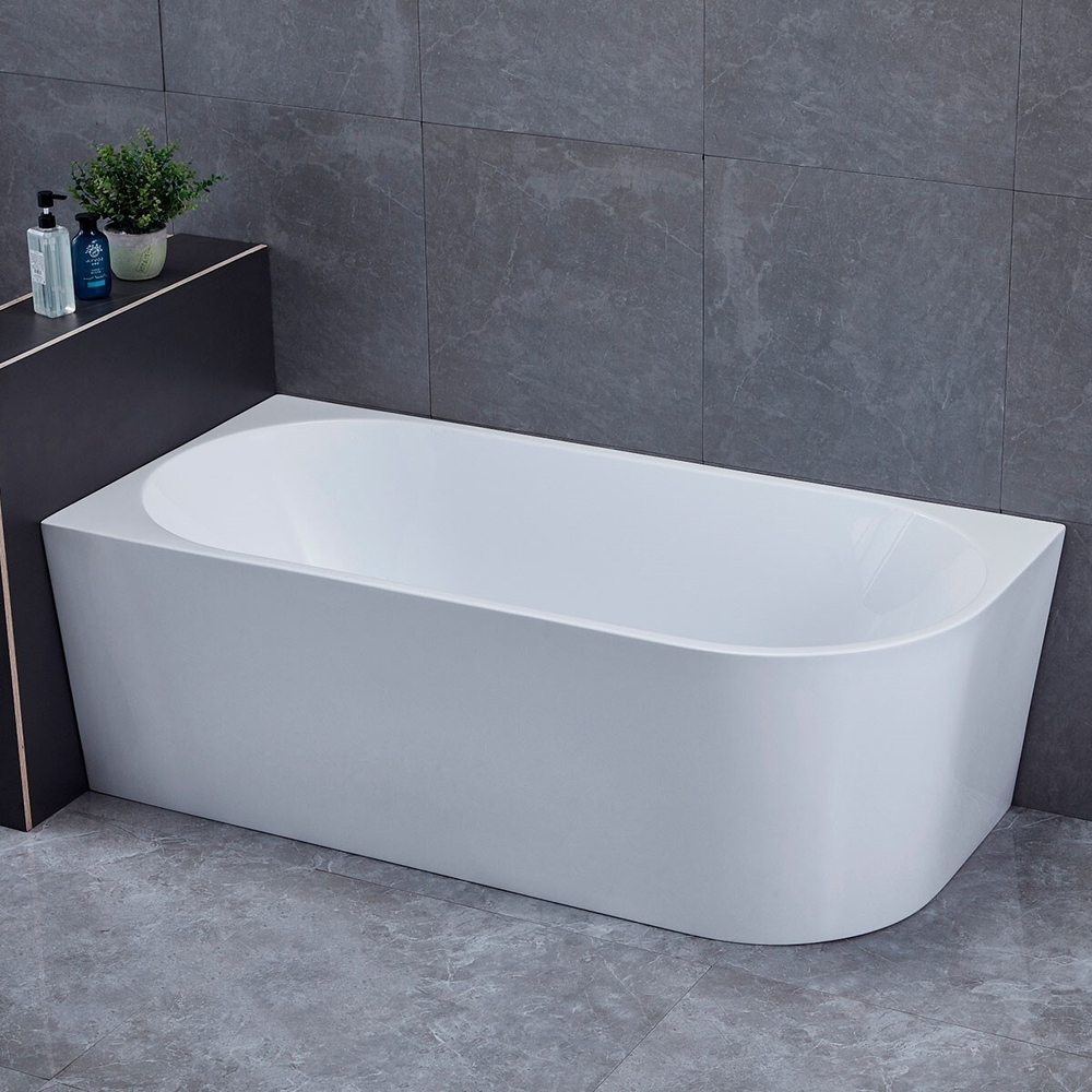 Ванна акриловая Vincea VBT-402-1800L, 1800*800*580, цвет белый, левая, щелевой перелив