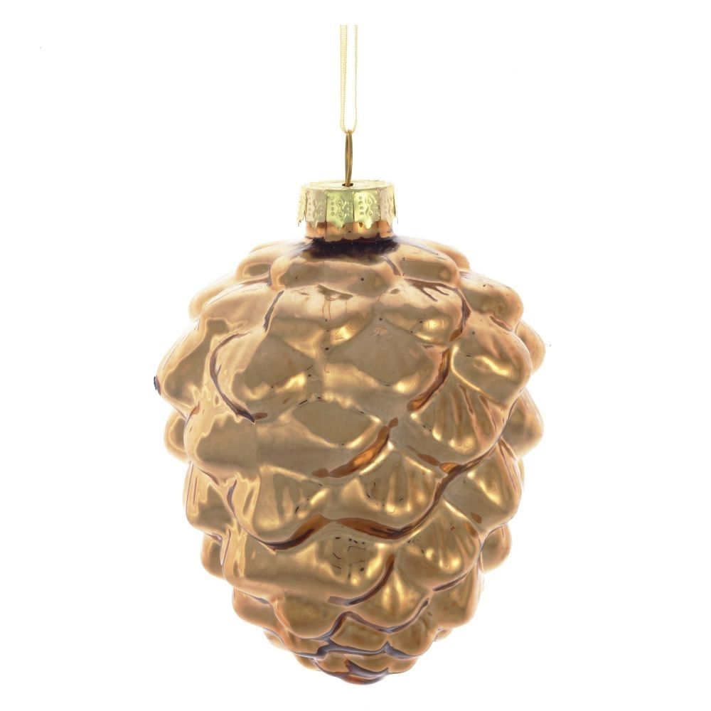 GAEM Украшение новогоднее "Золотая шишка", L7,5 W7,5 H9,5 см, 2в.