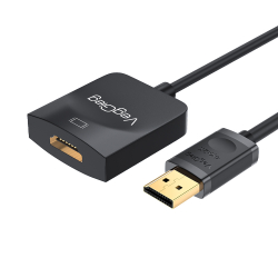 Переходник DisplayPort на HDMI VegGieg 4K | Чипсет CS5218 | OFC | Без драйверов
