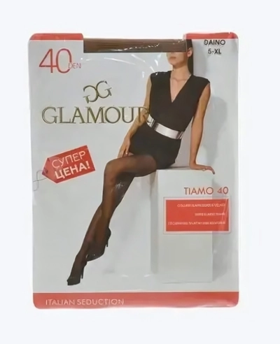 Колготки женские GLAMOUR TIAMO 40 р.5 Daino
