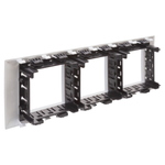 Рамка-суппорт "Avanti" для "In-liner Front",  серебристый металлик, 6модулей