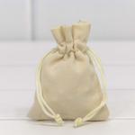 Мешочек 7х9см Бархат класс А (Бежевый)