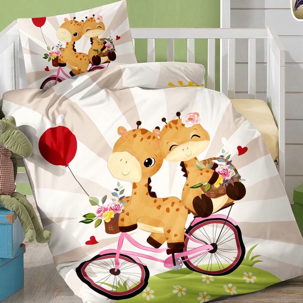 Комплект постельного белья &quot;РУ. BABY ИВТЕКС&quot; дизайн: D-055, поплин, 100% хлопок.
