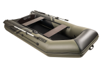 Броня-280 хаки-черный (лодка ПВХ под мотор с усилением)
