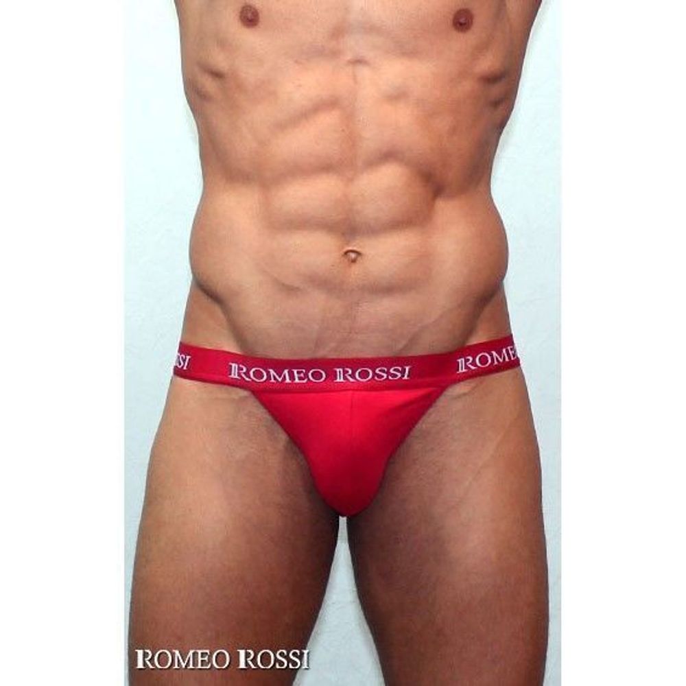 Мужские трусы танга красные Romeo Rossi Tanga RR3001-08