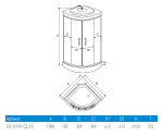 Душевая кабина Comfort ER 3510P-C3