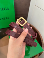 Ремень Contour из гладкой вязки коровьей кожи