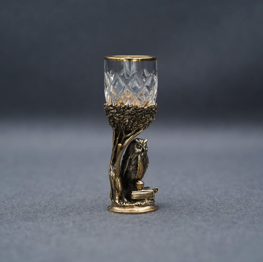 Подарочный набор стопок "Мудрая Сова"