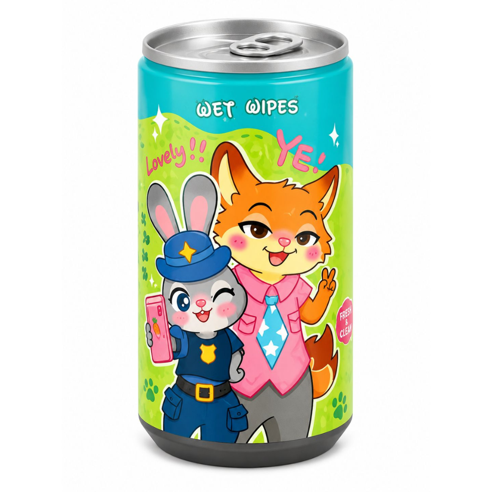 Влажные салфетки-брелок Wet Wipes Lovely