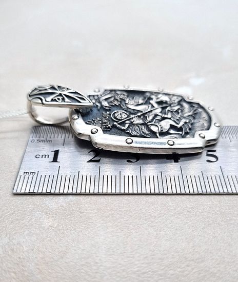 Подвес мужской: Георгий Победоносец.