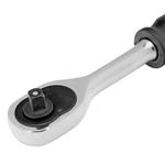 Ключ-трещотка 1/4", 45 зубьев, с быстрым сбросом, CrV, хром Сибртех 14000