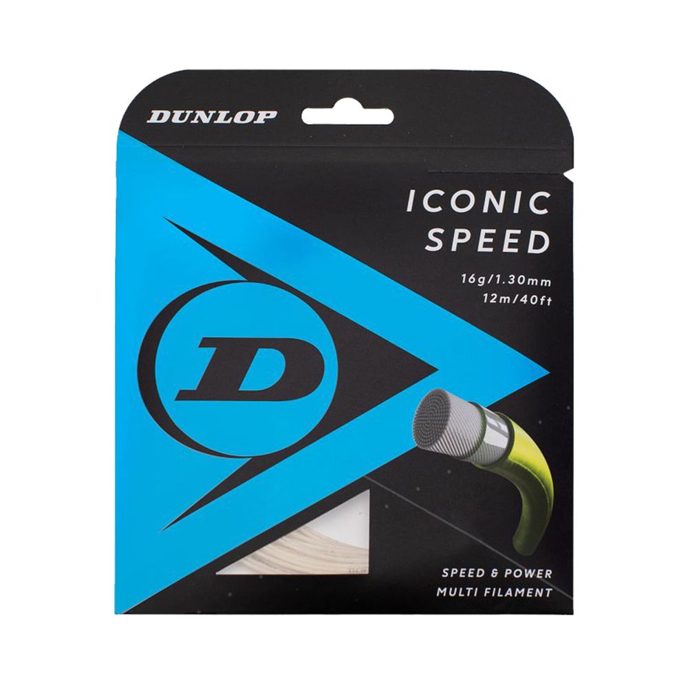 Струны теннисные Dunlop Iconic Speed String Set 12m - Ecru