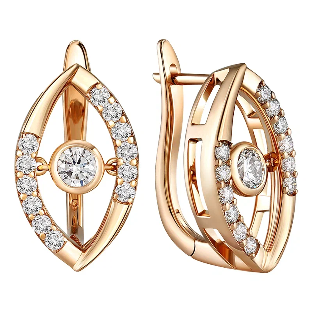 Серьги  1.628 ct