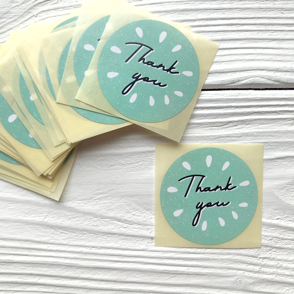 Наклейки Thank you
