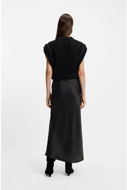 BOSS Юбка из атласной ткани с кружевом