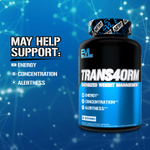 EVLution Nutrition, Trans4orm, энергичная коррекция веса, 60 растительных капсул