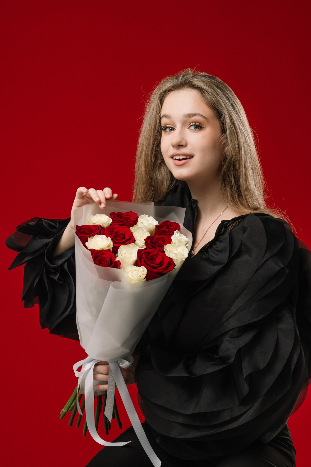 Букет «Микс 15 роз»