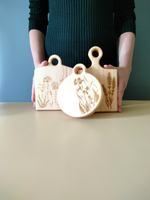 Доска разделочная из дерева сервировочная RD132