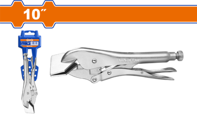 Клещи зажимные плоские 250 мм WADFOW WLP7210