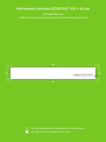 Натяжные потолки 14 м2, 2.4 м2