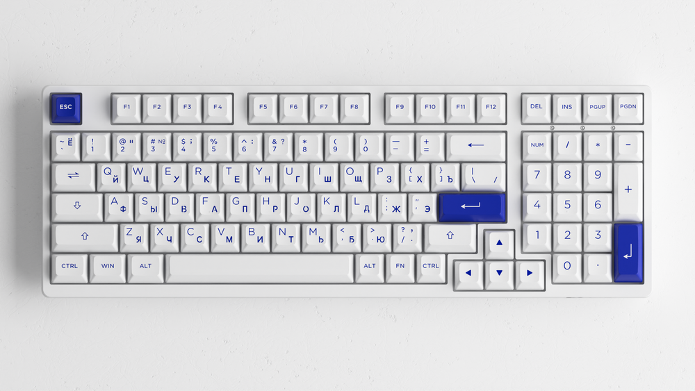 Игровая механическая клавиатура AKKO 3098B CS Jelly Purple White&amp;Blue