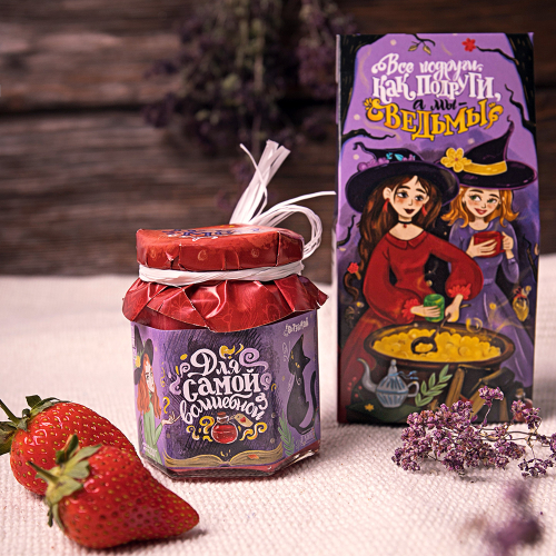 Купить Крем-мед "Для самой волшебной" с клубникой