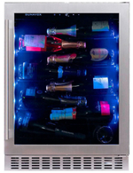 Встраиваемый винный шкаф Dunavox DAUF-40.138SS