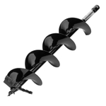 Шнек для грунта ER-150, диаметр 150мм, длина 800мм,соединение 20мм, съёмный нож// Denzel