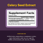 Natural Factors, стандартизированный экстракт семян сельдерея, 120 вегетарианских капсул