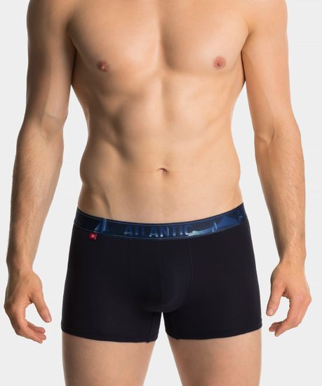 Трусы мужские боксеры (3шт), Atlantic 3MH-159, темно-синие